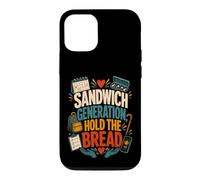 Sandwich Generation Hold The Bread Caregiver Family Support Case for iPhone 12/12 Pro