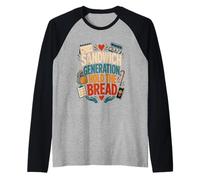 Sandwich Generation Hold The Bread Caregiver Family Support Raglan Baseball Tee
