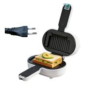Sandwich Iron - Pan Press for Hot Sandwiches Half Portion - Toasted Waffle Machine, for Waffles Cheese Burgers Kitchen Restaurant Breakfast Lunch Dinner Home Resides