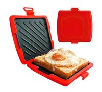 Sandwich Maker No Power Required | Microwave Toaster Breakfast Sandwich Maker Kitchen Gadgets Food Prep for Home Apartment Dorm Party Travel Gatherings