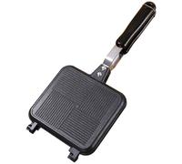 Sandwich Maker with Handle, Non-Stick Frying Pan Grilled Sandwich Maker Double Sided Toasted Panini Press for Home Kitchen