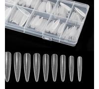 Sandwich Nail Form, 240 Piece Gel Nail Tips Form, Professional Acrylic & Gel Nails Extension Forms Dual-Sided, Easy Application, Perfect For Home, Salon, Crafting, Girlfriend, Women, Daily