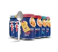 Sandwich Paste Variety Pack: 6x Princes Seafood & Meat Sandwich Spread | Beef, Chicken, Crab, Sardines, Tuna & Salmon Paste (75g Each) | plus Little Spoon by Donny & Dev