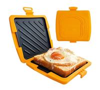 Sandwich Press - Toaster Maker | Sandwich Makers, paniini press Microwave Cheese Toaster Toastie Pan Grill Sandwiches Maker for Breakfast Snacks Pie