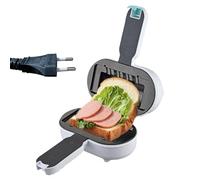 Sandwich Toaster, Electric Half Serving Hot Sandwich Machine, Multifunctional Waffle Maker, For Kitchen Apartment Dorm Restaurant Waffle Cheese Hamburger Breakfast Lunch Dinner