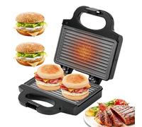 Sandwich Toaster - Electric Sandwich Press With Indicator Light | Nonstick Baking Plates - For Breakfast Lunch Dinner Kitchen Apartment Dorm Restaurant Cheese Hamburger