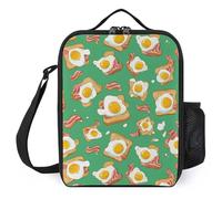 Sandwiches with Bacon Egg Small Insulated Lunch Bag Tote