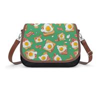 Sandwiches with Bacon Egg Small Womens Crossbody Bags Shoulder Handbag with Adjustable Strap for Travel