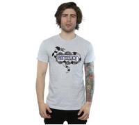 BEETLEJUICE Men's Sandworm Logo T-Shirt X-Large Sport Grey