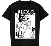 Sandy Alex G Storytelling Logo Essential Mens T Shirt Alex G Storytelling Logo Sandy Size XX-Large Black