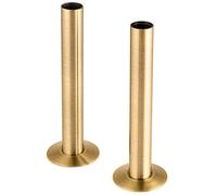 Sandy Beach Brass Pipe Covers - antique brass Radiator Pipe Collars & Sleeves, 130mm x 18mm
