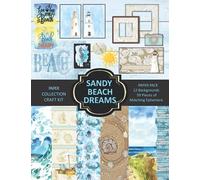 Sandy Beach Dreams Paper Collection Craft Kit: Paper and Ephemera Pack for Scrapbooking, Card Making, Decoupage, or Mixed Media Arts.