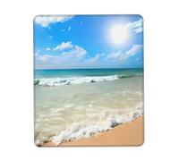 Sandy Beach Print Mouse Pad 10 X 12 Inch Mouse Mat Non-Slip Rubber Base Gaming Mousepad For Computer Laptop Office Home