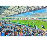 Sandy Park Stadium Art Print, Exeter Chiefs Rugby, A4 Size, UV-Stable Giclee Print,