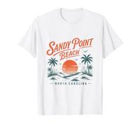 Sandy Point Beach North Carolina Sunset Value Graphic T-Shirt