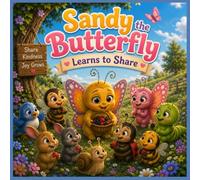 Sandy the Butterfly Learns to Share: A Heartwarming Rhyming Picture Book About Sharing, Kindness, Friendship & Generosity for Kids Ages 3-8 | Social ... for Boys & Girls (Sandy Learns Something New)