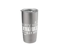 Sandy Toes, Salty Lips & Chilly Bits Stainless Steel Insulated Tumbler