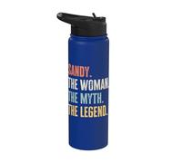 Sandy, Woman Myth Legend, Funny Best Name Sandy Stainless Steel Insulated Water Bottle