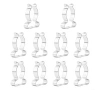 Sandyseptember 10PCS Heavy Duty Tool Spring Terry Clips Snap Closed Wall Mount Clips For Garages Courtyards Cabinets And Shacks Suitable For Tool And Pipe Storage(28mm)