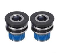 Sandyseptember 2PCS Bicycle Crank Arm Bolts for Bosch eBike, M15 Thread Diameter, Suitable for ISIS Axle, Strong and Reliable (2PCS)