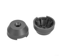 Sandyseptember 2Pcs Rear Fork Decorative Covers For Xiaomi 6 Lite Scooter, Plastic Buffer Guards, Gray Replacement Pair Accessories Set