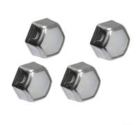 Sandyseptember 4-Pack Steering Lock Stop Nut Bolt Cap, for Nissan for Navara D22 (1998-2006), OEM 40039-2S610, Direct Fit Replacement