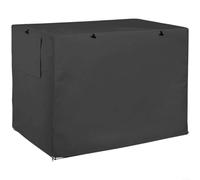 Sandyseptember 420D Oxford Waterproof Dog Crate Cover for Wire Cages with Ventilation Panels and Window Flaps(107 * 71 * 76cm)