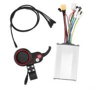 Sandyseptember 6-Pin 48V DC Controller and LCD Display Bundle | Plug-and-Play Swap, Speed/Battery Metrics, 21A DC Stable Delivery, Adapter Cable, for Kukirin M4/M4 Pro Electric Scooter