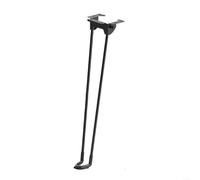Sandyseptember Adjustable Folding Metal Table Legs, Heavy Duty Furniture Leg Support Bracket for Camping, Outdoor, Home(32cm)
