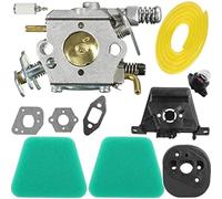 Sandyseptember Carburetor Air Filter Kit for Partner 350 Chainsaw, Replaces C1U-W8 WT-624