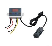 Sandyseptember Digital Humidity Controller Hygrometer Hygrostat Hygrometer Controlled Switch With Sensor Cable For Humidifier Control Room Moisture Adjustment(220V)