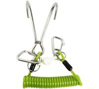 Sandyseptember Dual Head Dive Hook 1.8m Cord 316 Marine Steel | Quick-release magnetic buckle, fast connection, easy detachment, safe diving gear, proof