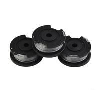 Sandyseptember For Bosch For Easygrasscut 18V Spool Coil Replacement 3 Pack Includes 4 M Cutting Line 0.6 Mm F016800569