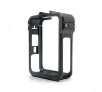 Sandyseptember For DJI OSMO360 Camera Protective Metal Cage Lightweight Aluminum Alloy Frame with Magnetic Quick-Release Function Grey