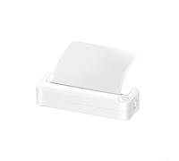 Sandyseptember For Travel Friendly Inkless Printer for A4 Letter Size Documents, Supports BLE Connectivity (White)