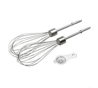Sandyseptember Hand Mixer Beaters Attachments, Stainless Steel Hand Mixer Replacement Whisk Attachment Mixer Parts for Kenwood (A*2)