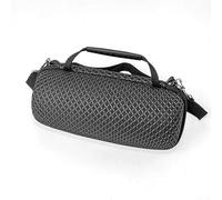 Sandyseptember Hard EVA Storage Case For JBL Charge 6 Portable Speaker, Protective Carrying Bag With Accessory Compartments, Black