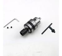 Sandyseptember Metal B12 Drill Chuck with T & L Spanners CNC Milling Lathe Drilling Machine Adapter Conversion Kit(Chuck Shaft 10mm)