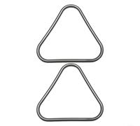 Sandyseptember Metal Triangular Pressure Washer Seal Ring Replacement Part for Karcher 9.081-422.0 Fits K2 K3 K4 Models Easy Install Leak Proof(2pcs)