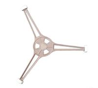 Sandyseptember Microwave Turntable Ring Holder with Heat Resistant PPC Material and Stable Triangular Design for 24.5cm Glass Plates
