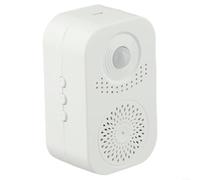 Sandyseptember Motion Sensor Doorbell Welcome Audio Player for Shop Entrance Security Alarm Infrared Detection Commercial Use(20 voices/recordable)