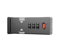 Sandyseptember No Drill Combination Bolt Lock 90 Degree, Adjustable Password Security for Sliding and Balcony Doors(D)