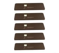 Sandyseptember Non Slip Stair Mats, Glow In Dark Stair Treads for Wooden Indoor Steps for Home, Office, Apartment(Four-leaf clover)