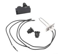 Sandyseptember Outdoor Grill Ignition Kit with Dual Electrodes and Push Button Cap for BBQ, Fireplace, Oven, Heater