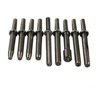 Sandyseptember Pneumatic Rivet Head Tool Heavy Duty Air Hammer Chisels Kit For Semi-Hollow Solid Rivets Air Hammer Kit 8 Sizes Carbon Steel Construction(3-8mm solid)
