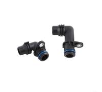 Sandyseptember Radiator Coolant Connector Set of 2, Plastic Direct Replacement Compatible with for mercedes A200/A180L/A200L/B180/CLA200/GLB180/GLB200, OEM A7002770300/7002770300