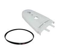 Sandyseptember Replacement Drive Belt and Cover Guard Kit Compatible with Stihl TS420 and TS500 Cut Off Saws Multi Ribbed Design Durable Metal Construction 4238-700-8109