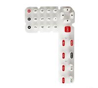Sandyseptember Replacement LCD Screen Buttons, Silicone Keyboard Keys for Total Station Survey Equipment TS02 TS06(D)