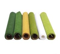 Sandyseptember Scenery Grass Landscape Mat Simulated Landscape Mat Rolls Wargame Scenery Sand Table Railway Model Accessories For DIY Crafting For Creating Model Railway Scenes(Green 50 * 50cm)