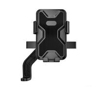 Sandyseptember Shock Absorption Motorcycle Phone Holder for Electric Bikes, Innovative Locking Mechanism, 360 Degree Adjustable Angle (Rrearview mirror)